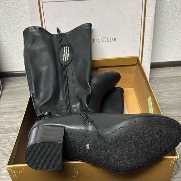 Charter Club Women's Jaccque Knee-High Stretch Boots (WIDE CALF) - Picture 3 of 5